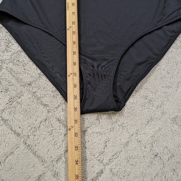 Everlane Swimsuit Women's XXL Black One-Piece Square Neck Padded Cups - Picture 5 of 9